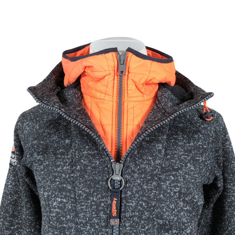 Miesten Superdry - Fleecetakki, koko S - Harmaa (2)