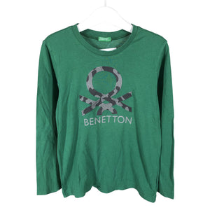 Unisex Benetton - Trikoopaita, koko 116 - 122 - Vihreä (1)