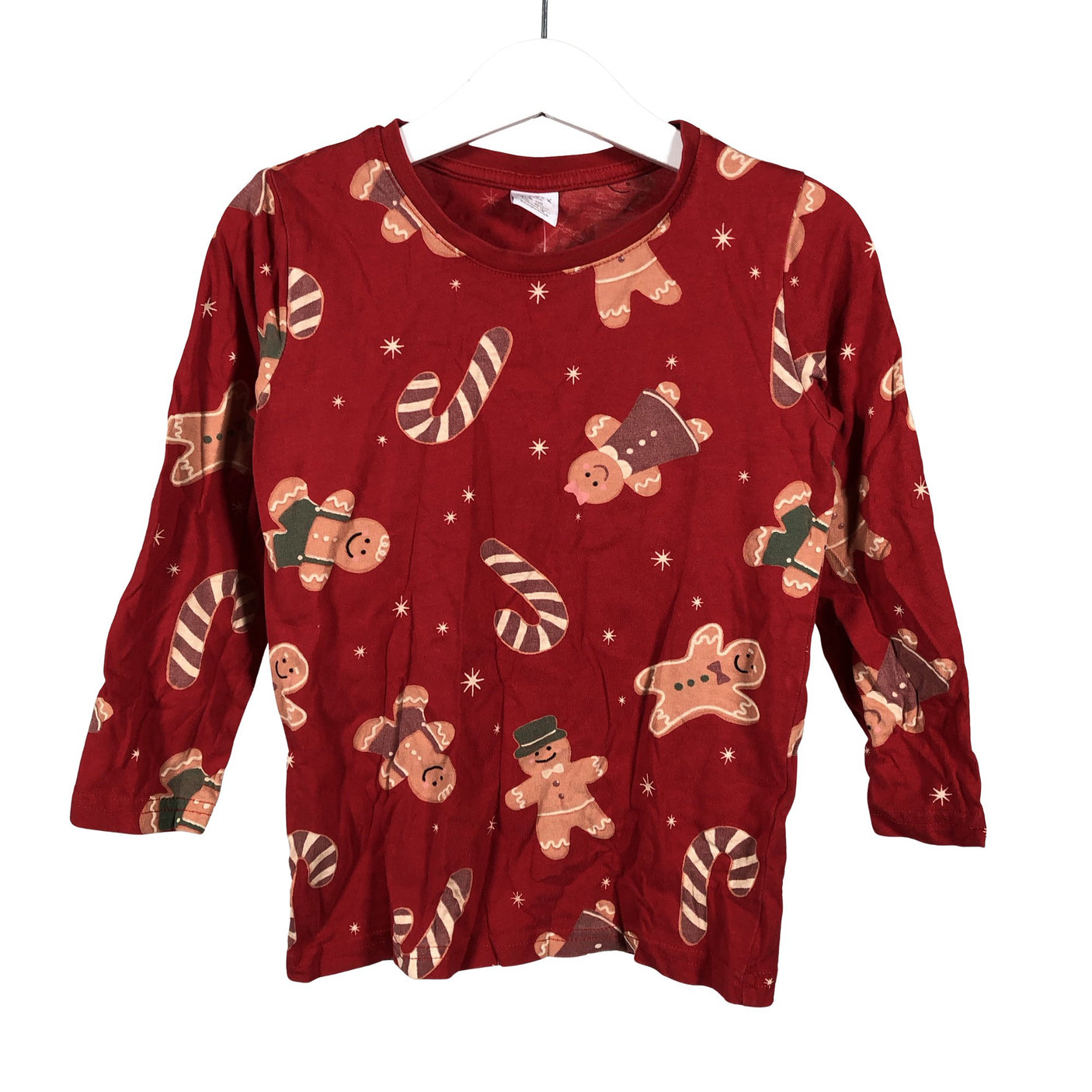 Unisex Lindex - Trikoopaita, koko 104 - 110 - Punainen (1)