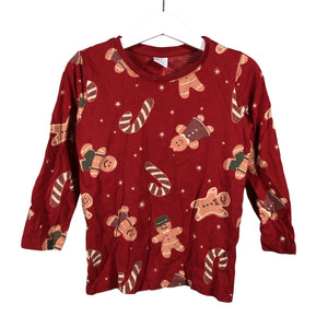 Unisex Lindex - Trikoopaita, koko 104 - 110 - Punainen (1)