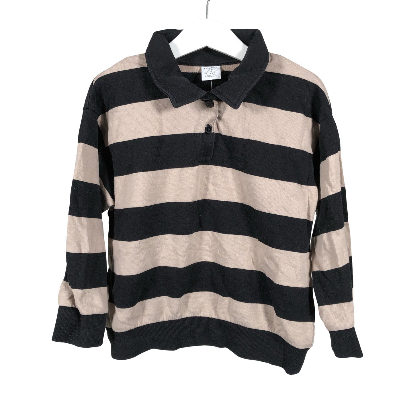 Unisex Lindex - Trikoopaita, koko 116 - 122 - Musta (1)
