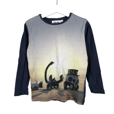 Unisex Molo Kids - Trikoopaita, koko 104 - 110 - Sininen ()
