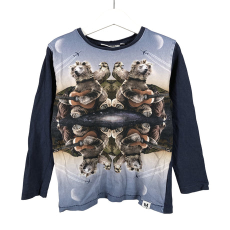 Unisex Molo Kids - Trikoopaita, koko 104 - 110 - Sininen ()