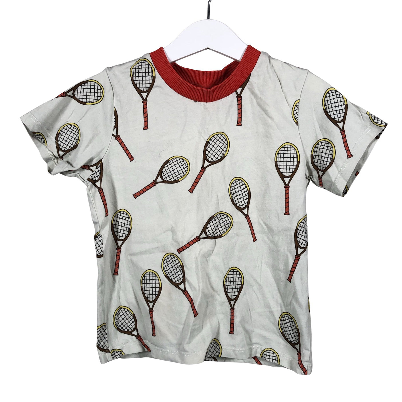 Unisex Mini Rodini - T-paita, koko 104 - 110 - Harmaa (1)