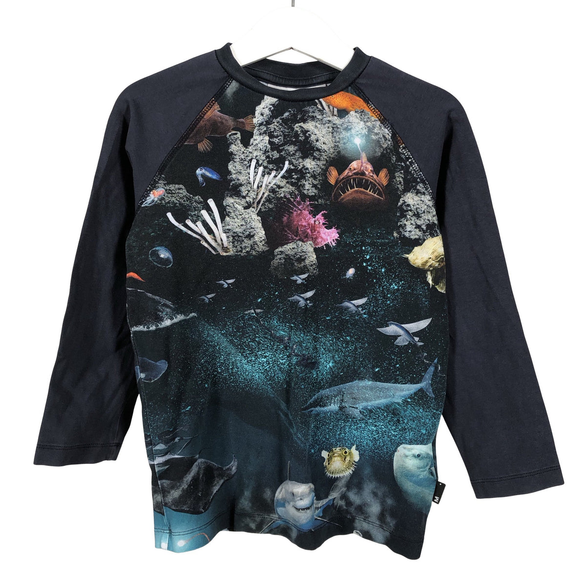 Unisex Molo Kids - Trikoopaita, koko 104 - 110 - Sininen (1)