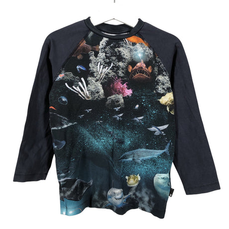 Unisex Molo Kids - Trikoopaita, koko 104 - 110 - Sininen ()