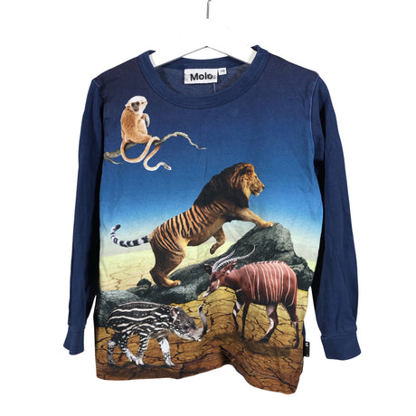 Unisex Molo Kids - Trikoopaita, koko 104 - 110 - Sininen ()