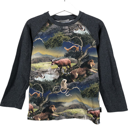 Unisex Molo Kids - Trikoopaita, koko 104 - 110 - Harmaa ()