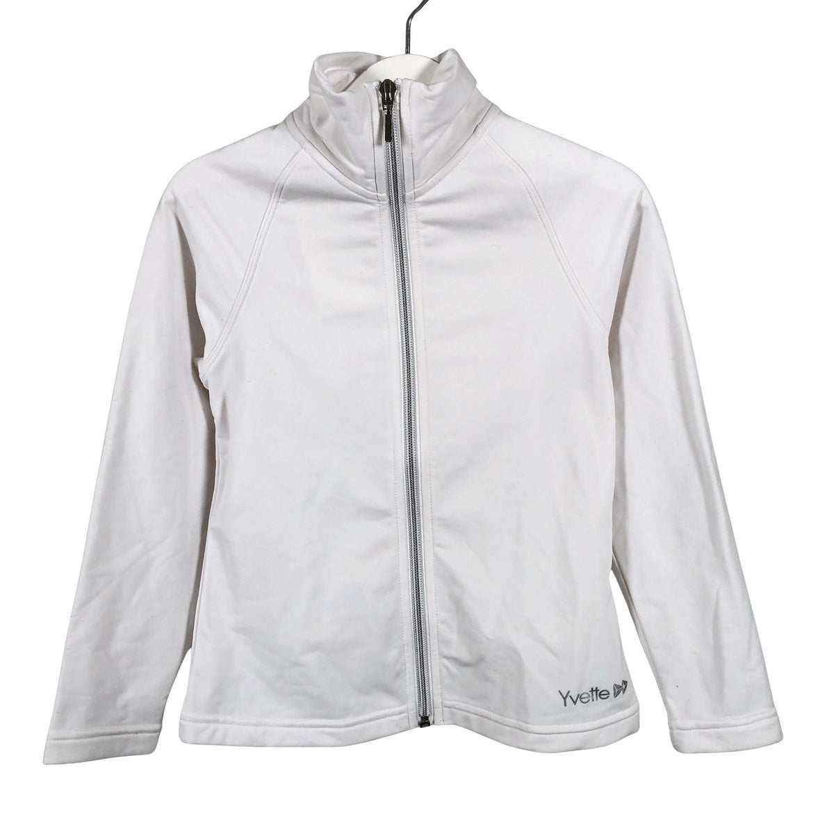 Unisex Yvette - Urheilupaita, pitkät hihat, koko 122 - 128 - Valkoinen (1)