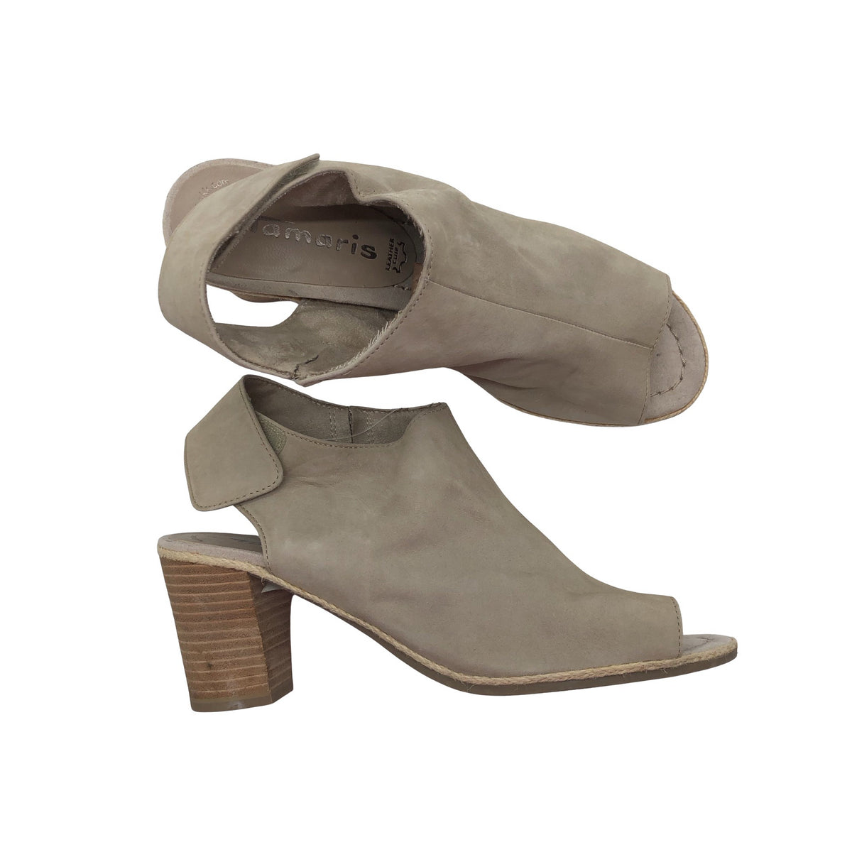 Naisten Tamaris - Avokärkiset korkokengät, koko 39 - Beige (1)