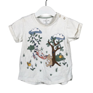 Unisex Polarn O. Pyret - T-paita, koko 74 - 80 - Valkoinen (1)