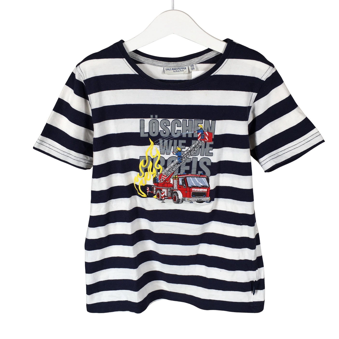 Unisex Salt and Pepper - T-paita, koko 128 - 134 - Sininen (1)