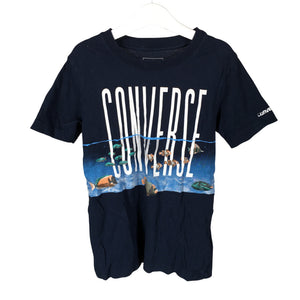 Unisex Converse - T-paita, koko 122 - 128 - Sininen (1)