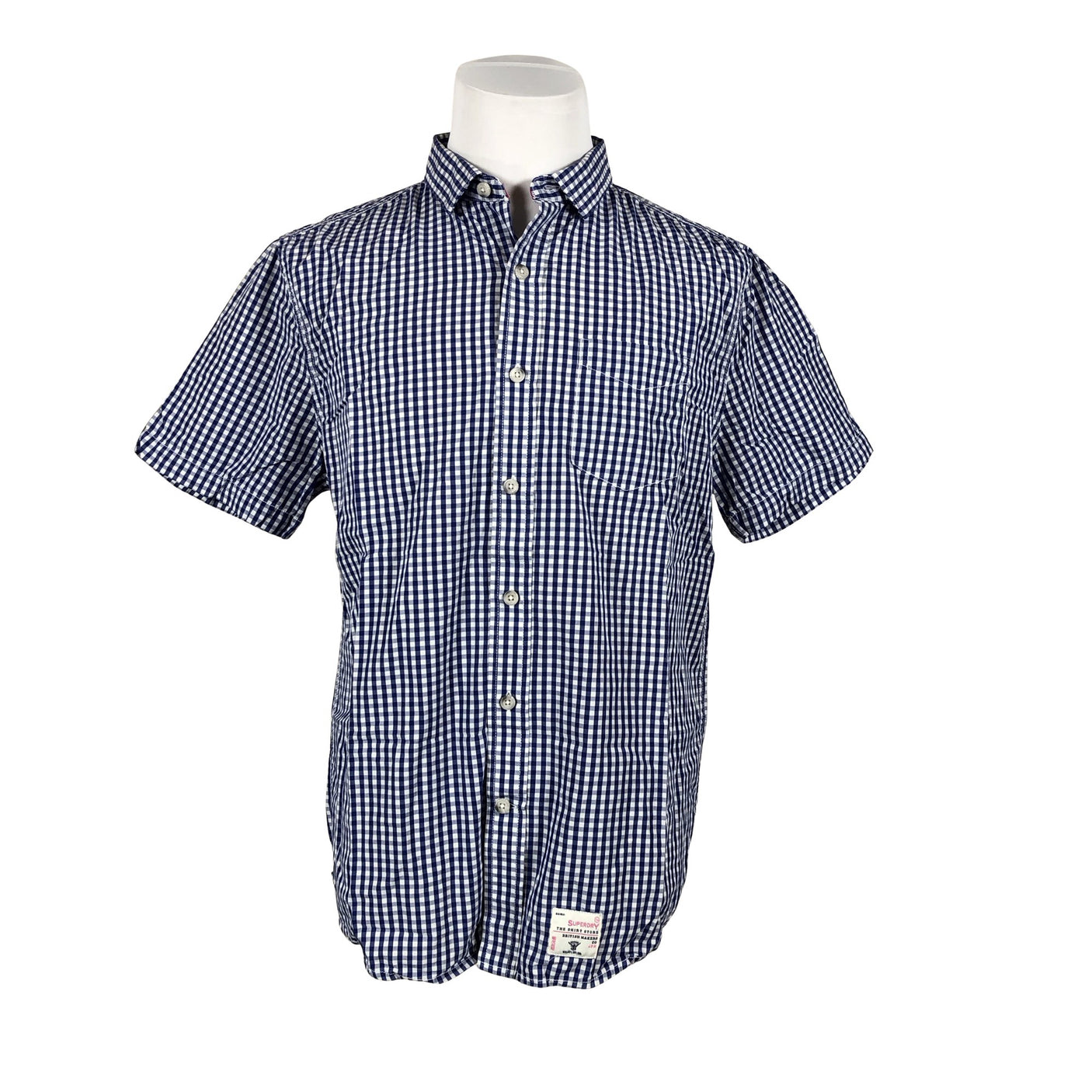 Miesten Superdry - Kauluspaita, koko XL - Sininen (1)