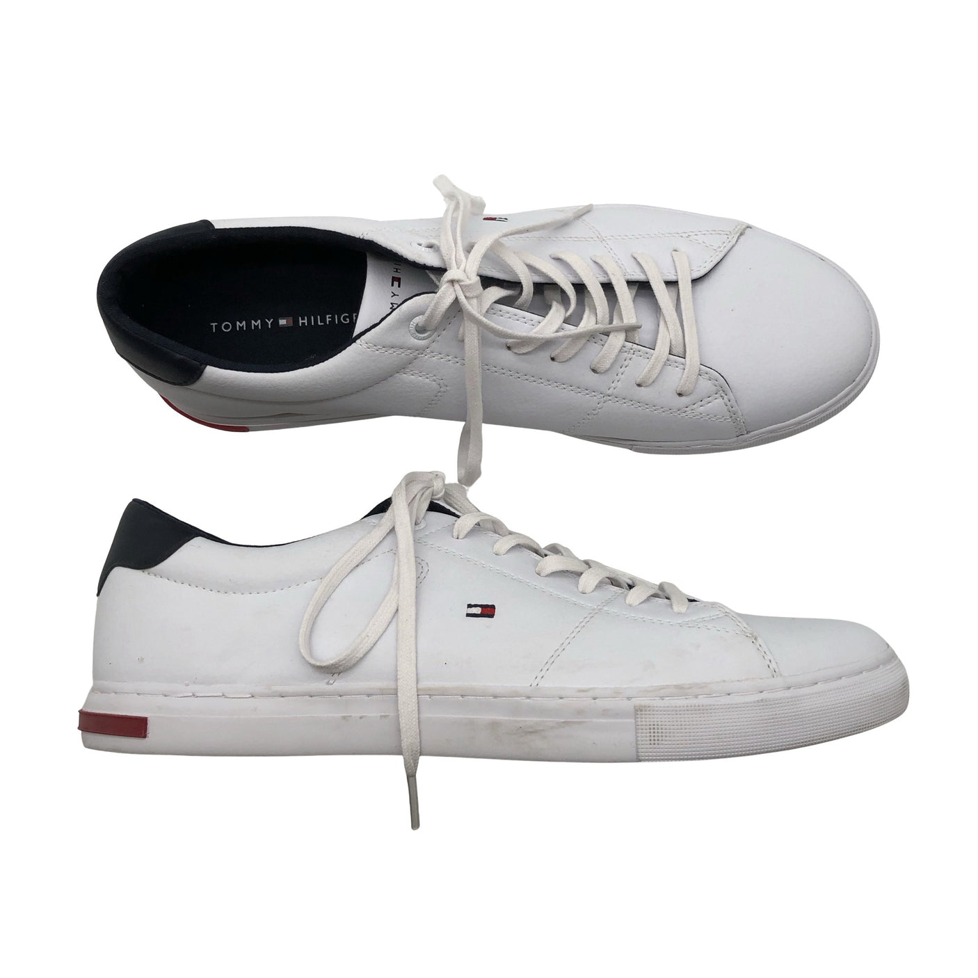 Miesten Tommy Hilfiger - Tennarit, koko 44 - Valkoinen (1)