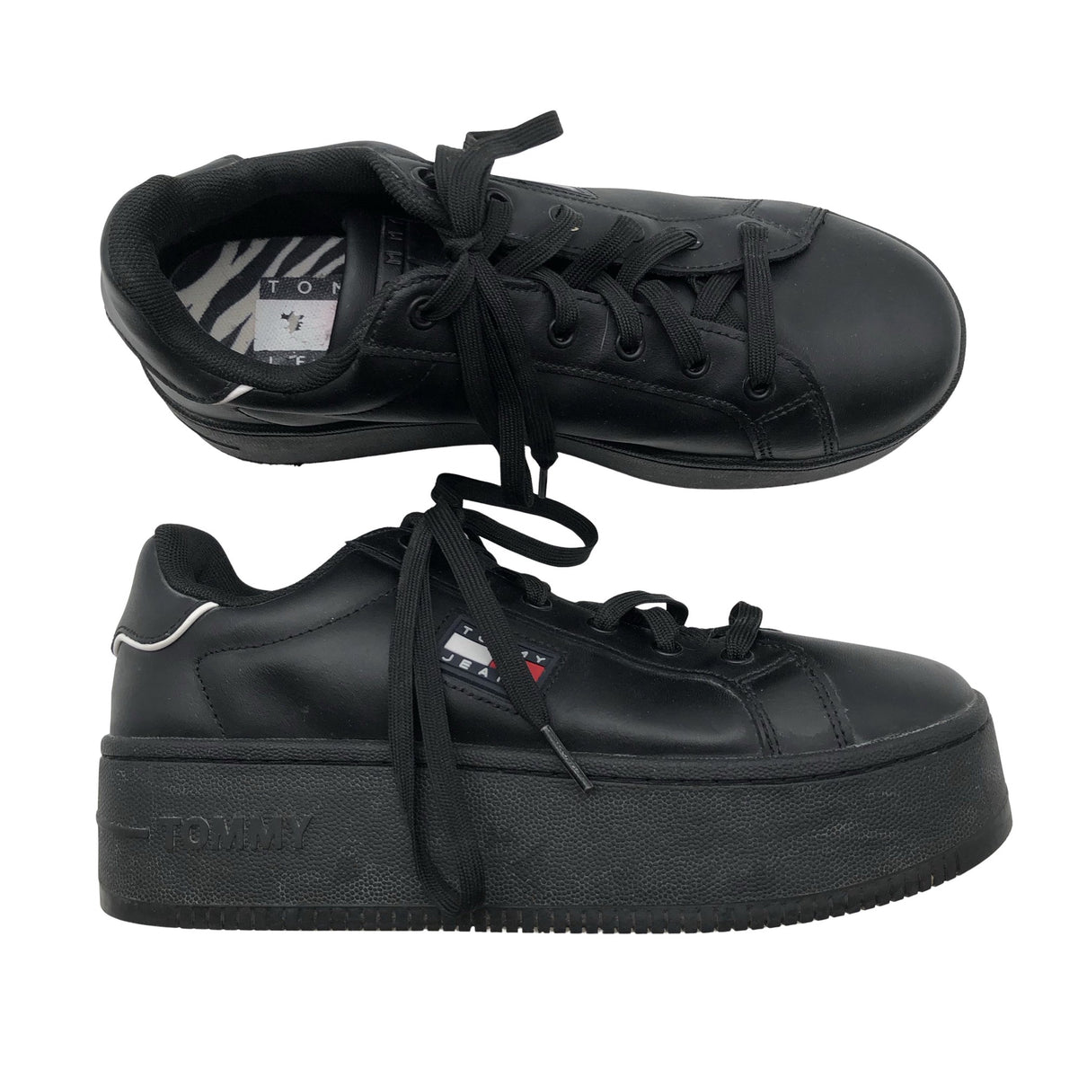 Naisten Tommy Hilfiger - Tennarit, koko 38 - Musta (1)