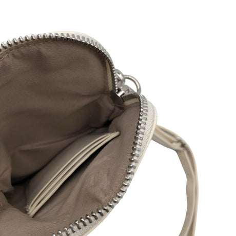 Naisten Migant - Olkalaukku, koko Mini - Beige (2)