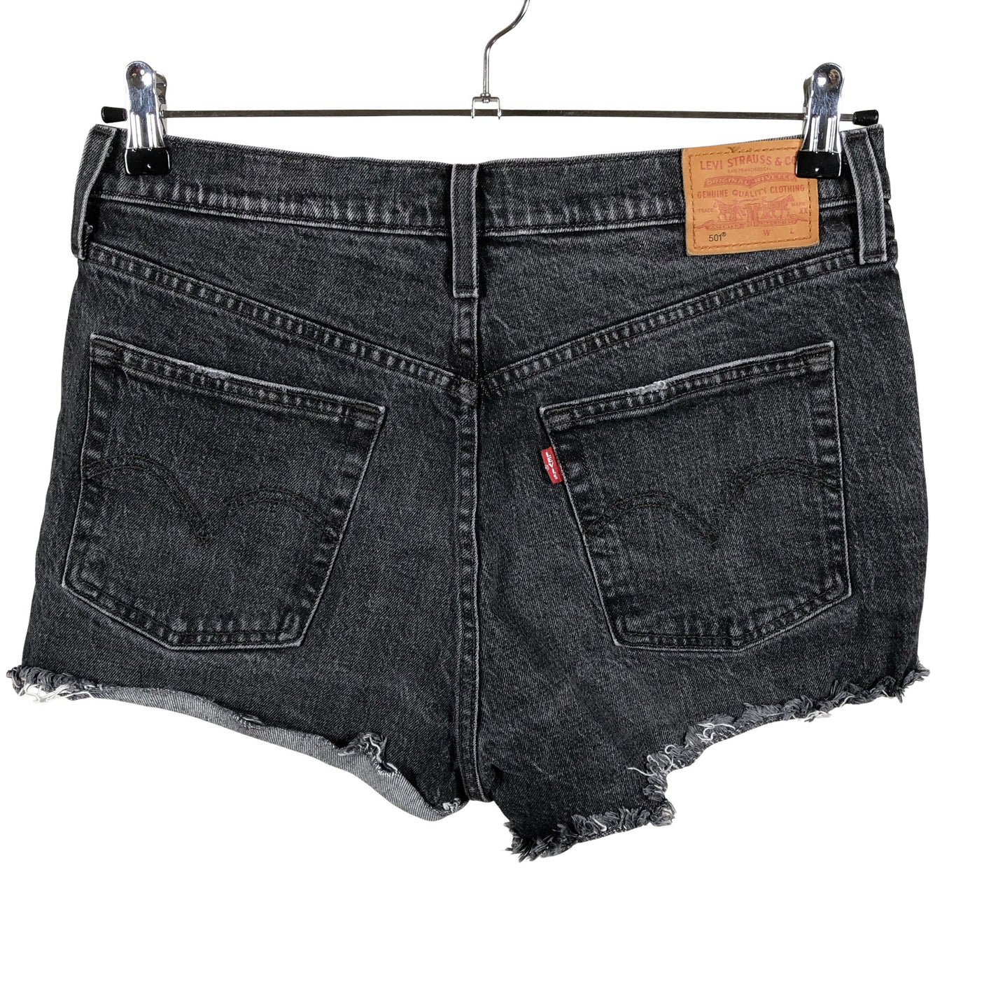 Naisten Levi's - Farkkushortsit, koko 38 - Harmaa (2)