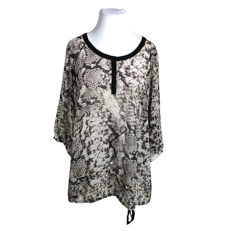 Naisten Zizzi - Sifonkitunika, koko 54 - Beige ()