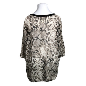Naisten Zizzi - Sifonkitunika, koko 54 - Beige (2)