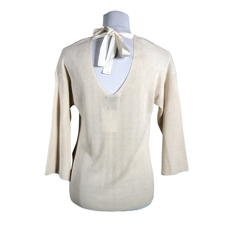 Naisten Massimo Dutti - Neulepaita, koko 36 - Luonnonvalkoinen (2)