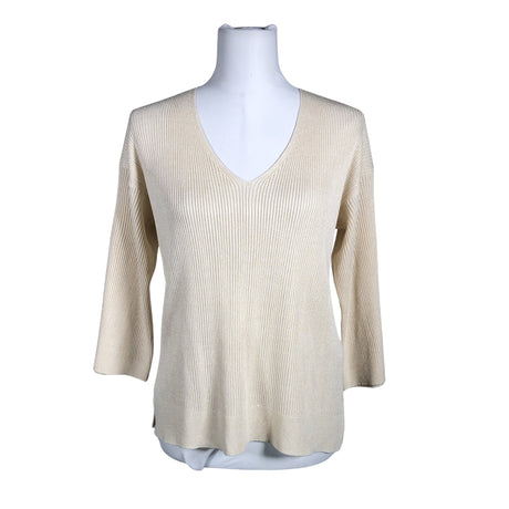 Naisten Massimo Dutti - Neulepaita, koko 36 - Luonnonvalkoinen ()