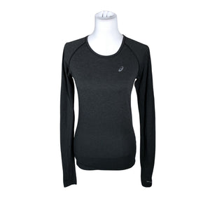 Naisten Asics - Urheilupaita, pitkät hihat, koko 36 - Harmaa (1)