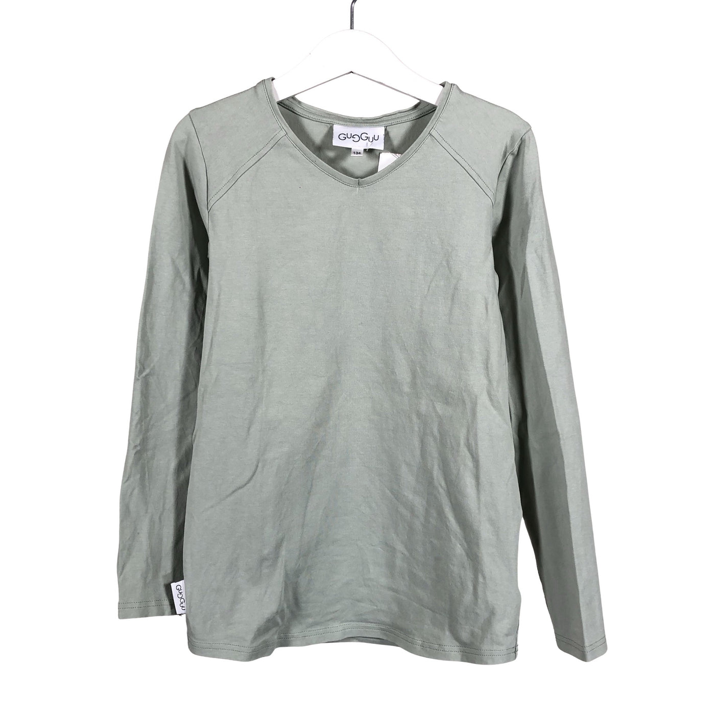 Unisex Gugguu - Trikoopaita, koko 128 - 134 - Vihreä (1)