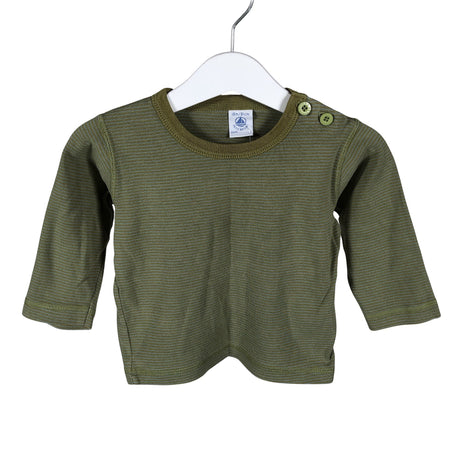 Unisex Petit Bateau - Trikoopaita, koko 74 - 80 - Vihreä ()