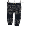 Unisex Mainio - Collegehousut, koko 86 - 92 - Musta ()