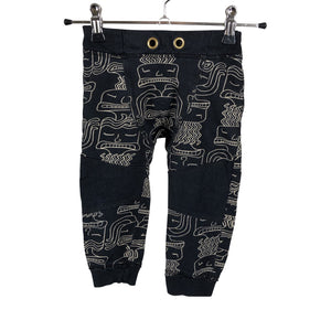 Unisex Mainio - Collegehousut, koko 86 - 92 - Musta (1)