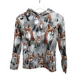 Unisex Versonpuoti - Huppari, koko 140 - 146 - Harmaa ()