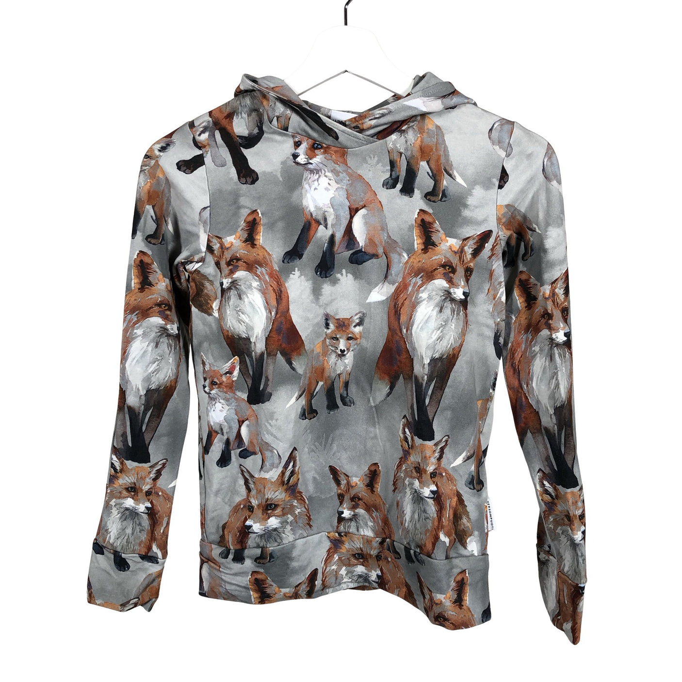 Unisex Versonpuoti - Huppari, koko 140 - 146 - Harmaa (1)
