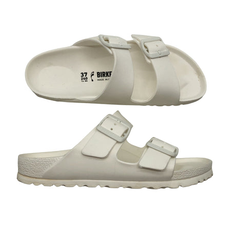 Naisten Birkenstock - Sandaalit, koko 37 - Valkoinen ()