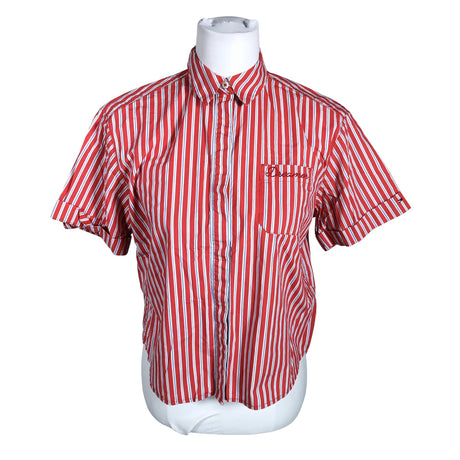 Naisten Tommy Jeans (Tommy Hilfiger) - Kauluspaita, koko 34 - Punainen ()