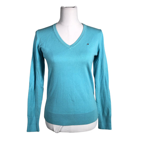 Naisten Tommy Hilfiger - Neulepaita, koko 38 - Turkoosi ()