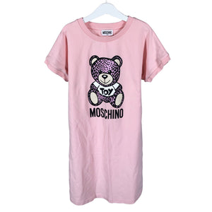 Tyttöjen Moschino Teen - Collegemekko, koko 146 - 152 - Vaaleanpunainen (1)