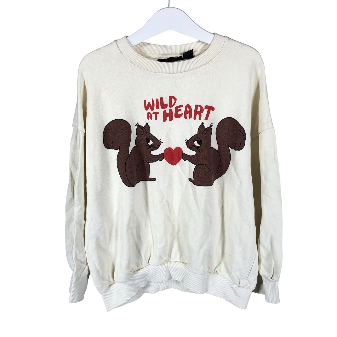 Unisex Mini Rodini - Collegepaita, koko 140 - 146 - Luonnonvalkoinen (1)