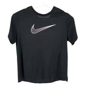 Tyttöjen Nike - Urheilupaita, lyhyet hihat, koko 158 - 164 - Musta (1)
