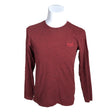 Miesten Superdry - Trikoopaita, koko L - Viininpunainen ()