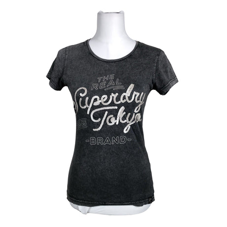 Naisten Superdry - T-paita, koko 38 - Harmaa ()