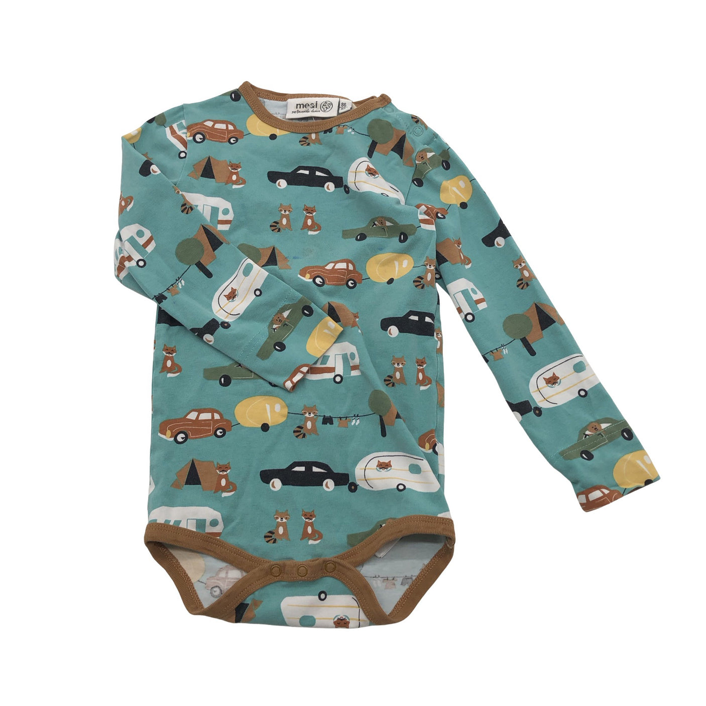 Unisex me&i - Body, koko 86 - 92 - Vaaleansininen (1)