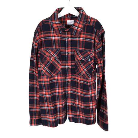 Poikien U.S. Polo Assn. - Flanellipaita, koko 152 - 158 - Sininen ()