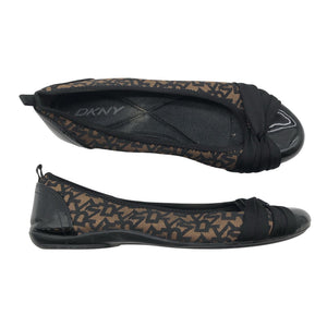Naisten DKNY - Ballerinat, koko 40 - Ruskea (1)