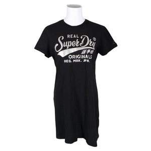 Naisten Superdry - Trikoomekko, koko 38 - Musta (1)