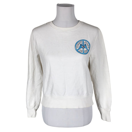 Naisten Tommy Jeans (Tommy Hilfiger) - Collegepaita, koko 36 - Valkoinen ()