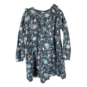 Tyttöjen Newbie - Kangasmekko, koko 122 - 128 - Sininen (1)