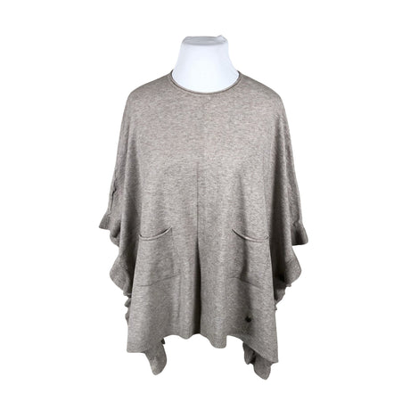 Naisten Alfa - Poncho, koko 42 - Harmaa ()