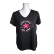 Naisten Converse - T-paita, koko 40 - Harmaa ()