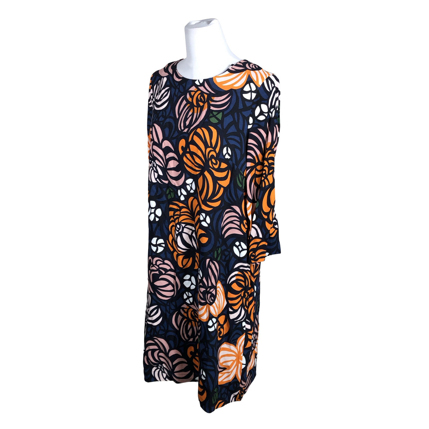 Naisten Marimekko - Sifonkimekko, koko 40 - Sininen (3)
